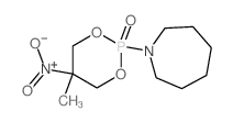 2-(azepan-1-yl)-5-methyl-5-nitro-1,3-dioxa-2$l^C10H19N2O5P-phosphacyclohexane 2-oxide结构式