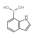 吲哚-7-硼酸结构式