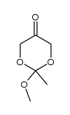 2-methoxy-2-methyl-[1,3]dioxan-5-one Structure