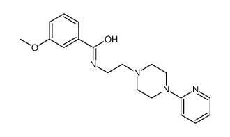 3-methoxy-N-[2-(4-pyridin-2-ylpiperazin-1-yl)ethyl]benzamide Structure