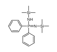 [phenyl-(trimethylsilylamino)-trimethylsilylimino-λ5-phosphanyl]benzene Structure