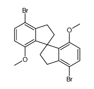 7,7'-dibromo-4,4'-dimethoxy-3,3'-spirobi[1,2-dihydroindene] Structure