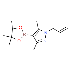 1-Allyl-3,5-dimethyl-4-(4,4,5,5-tetramethyl-1,3,2-dioxaborolan-2-yl)-1H-pyrazole Structure