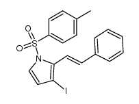 3-iodo-2-styryl-1-tosylpyrrole Structure