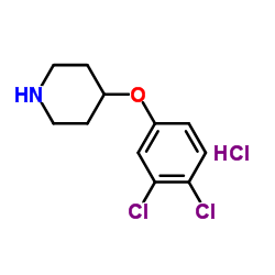 4-(3,4-dichlorophenoxy)piperidine hydrochloride structure