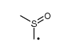 methanesulfinyl-methyl Structure