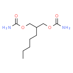 Dicarbamic acid 2-pentyltrimethylene ester结构式