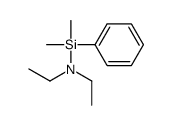 N-[dimethyl(phenyl)silyl]-N-ethylethanamine Structure