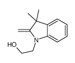 2-(3,3-dimethyl-2-methylideneindol-1-yl)ethanol结构式