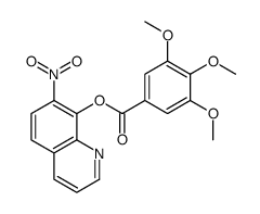 (7-nitroquinolin-8-yl) 3,4,5-trimethoxybenzoate Structure
