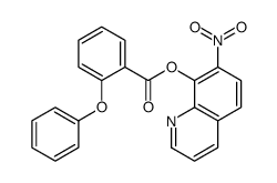 (7-nitroquinolin-8-yl) 2-phenoxybenzoate结构式