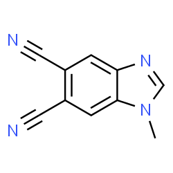 1H-Benzimidazole-5,6-dicarbonitrile,1-methyl-(9CI)结构式