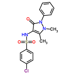 4-(((4-CHLOROPHENYL)SULFONYL)AMINO)-2,3-DIMETHYL-1-PHENYL-3-PYRAZOLIN-5-ONE图片