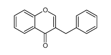 3-benzyl-4H-1-benzopyran-4-one结构式