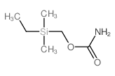 Methanol,1-(ethyldimethylsilyl)-, 1-carbamate Structure