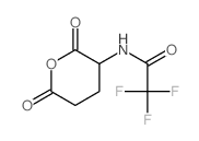N-(2,6-dioxooxan-3-yl)-2,2,2-trifluoro-acetamide结构式