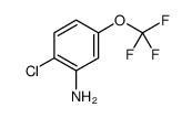 2-氯-5-三氟甲氧基苯胺结构式