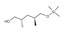 (2S,4S)-2,4-dimethyl-5-trimethylsilyl-1-pentanol Structure