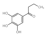 1-(3,4,5-trihydroxyphenyl)butan-1-one Structure