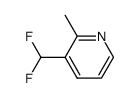 Pyridine, 3-(difluoromethyl)-2-methyl- (9CI) structure
