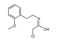 2-Chloro-N-[2-(2-methoxyphenyl)ethyl]acetamide structure