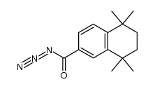 5,5,8,8-tetramethyl-5,6,7,8-tetrahydronaphthalene-2-carbonyl azide Structure