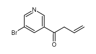 1-(5-bromopyridin-3-yl)but-3-en-1-one Structure
