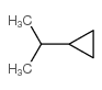 Cyclopropane, (1-methylethyl)- Structure