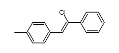 (Z)-1-chloro-2-(4-methylphenyl)-1-phenylethene Structure