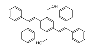 [2,5-bis(2,2-diphenylethenyl)-4-(hydroxymethyl)phenyl]methanol结构式
