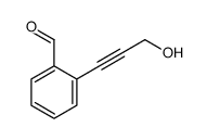 Benzaldehyde, 2-(3-hydroxy-1-propynyl)- (9CI)结构式