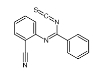 N-(2-cyanophenyl)benzenecarboximidoyl isothiocyanate结构式