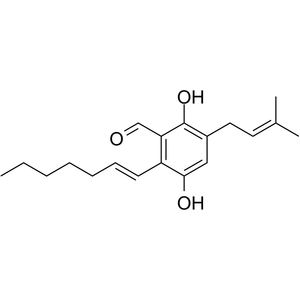 Tetrahydroauroglaucin结构式