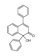 1-hydroxy-1,4-diphenyl-1H-naphthalen-2-one Structure
