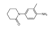 1-(4-amino-3-methylphenyl)-piperidin-2-one Structure