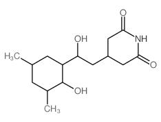 2,6-Piperidinedione,4-[2-hydroxy-2-(2-hydroxy-3,5-dimethylcyclohexyl)ethyl]-结构式