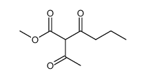 2-acetyl-3-oxo-hexanoic acid methyl ester Structure