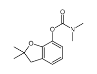 (2,2-dimethyl-3H-1-benzofuran-7-yl) N,N-dimethylcarbamate Structure