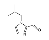 1-isobutyl-1H-imidazole-2-carbaldehyde结构式