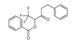 (1,1,1-trifluoro-3-oxo-5-phenylpentan-2-yl) benzoate结构式