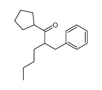 2-benzyl-1-cyclopentylhexan-1-one结构式