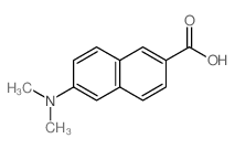 6-(二甲基氨基)-2-萘甲酸结构式