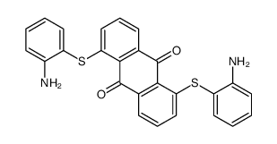 1,5-bis[(2-aminophenyl)sulfanyl]anthracene-9,10-dione Structure