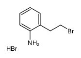 Benzenamine,2-(2-bromoethyl)-, hydrobromide (1:1) Structure