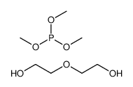 2-(2-hydroxyethoxy)ethanol,trimethyl phosphite Structure