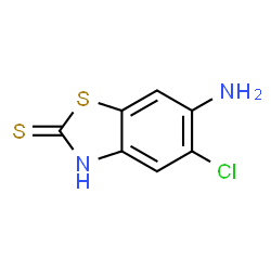 2(3H)-Benzothiazolethione,6-amino-5-chloro-(9CI)结构式