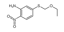 5-(ethoxymethylsulfanyl)-2-nitroaniline结构式