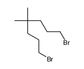 1,7-dibromo-4,4-dimethylheptane Structure