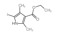 ethyl 5-iodo-2,4-dimethyl-1H-pyrrole-3-carboxylate Structure