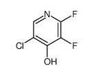 4-Pyridinol,5-chloro-2,3-difluoro- Structure